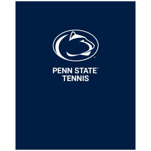 navy folder with Penn State Tennis below Athletic Logo